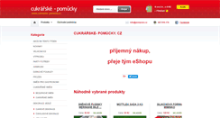 Desktop Screenshot of cukrarske-pomucky.cz