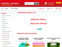 Tablet Screenshot of cukrarske-pomucky.cz
